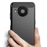 Калъф-Techsuit - Carbon Silicone - Nokia X10 / X20 - Black