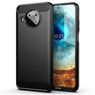 Калъф-Techsuit - Carbon Silicone - Nokia X10 / X20 - Black