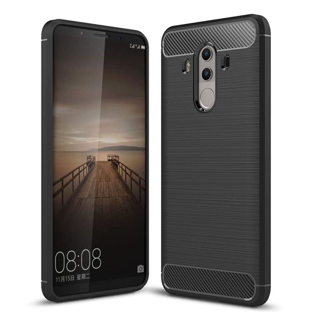 Калъф-Techsuit - Carbon Silicone - Huawei Mate 10 Pro - Black