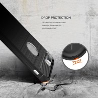 Калъф-Techsuit - Carbon Silicone - iPhone 8 Plus - Black