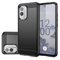 Калъф-Techsuit - Carbon Silicone - Nokia X30 - Black