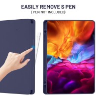 Калъф -Techsuit - Flex Trifold (with Pencil Holder) - Samsung Galaxy Tab S6 Lite (2020/2022/2024) - Dark Blue