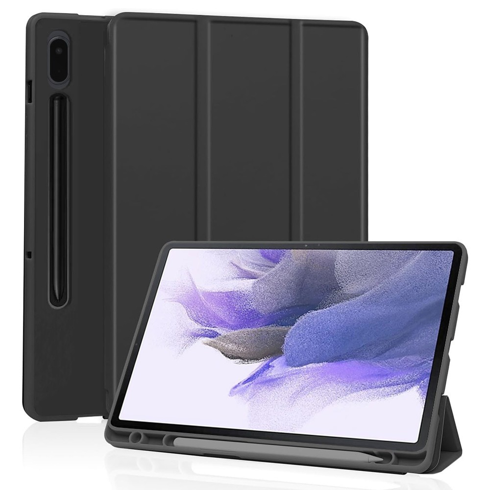 Калъф -Techsuit - Flex Trifold (with Pencil Holder) - Samsung Galaxy Tab S7 FE - Black