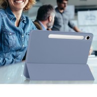 Калъф -Techsuit - Flex Trifold (with Pencil Holder) - Samsung Galaxy Tab S9 FE - Purple