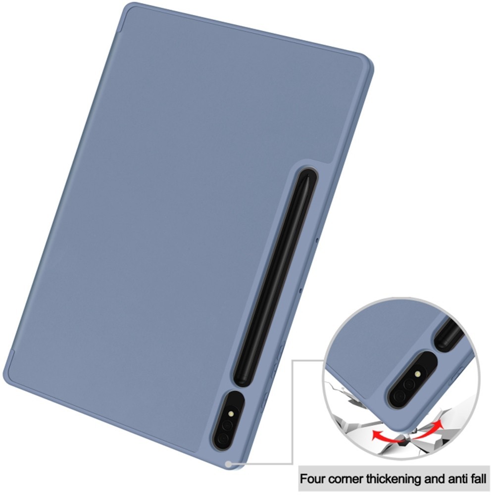 Калъф -Techsuit - Flex Trifold (with Pencil Holder) - Samsung Galaxy Tab S7 / S8 - Gray