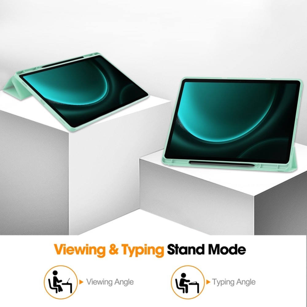 Калъф -Techsuit - Flex Trifold (with Pencil Holder) - Samsung Galaxy Tab S9 Ultra - Pink