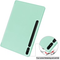 Калъф -Techsuit - Flex Trifold (with Pencil Holder) - Samsung Galaxy Tab S7 Plus / S8 Plus - Matcha Green