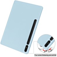 Калъф -Techsuit - Flex Trifold (with Pencil Holder) - Samsung Galaxy Tab S7 Plus / S8 Plus - Sky Blue