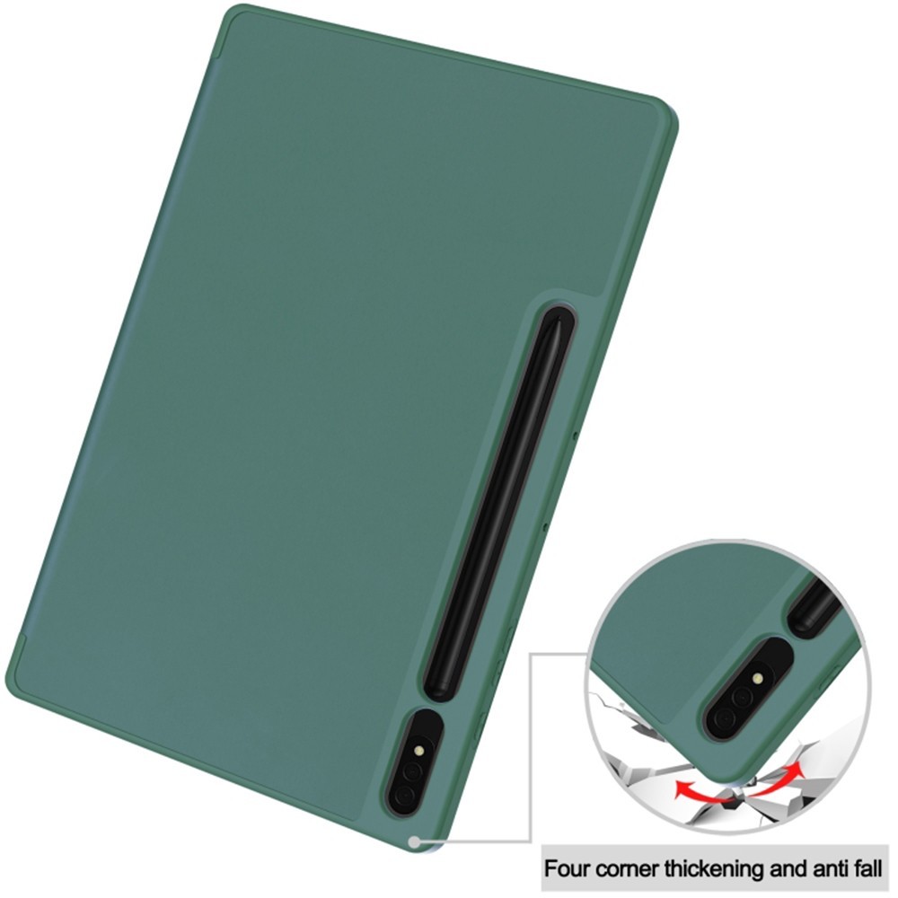 Калъф-Techsuit - Flex Trifold (with Pencil Holder) - Samsung Galaxy Tab S7 / S8 - Green
