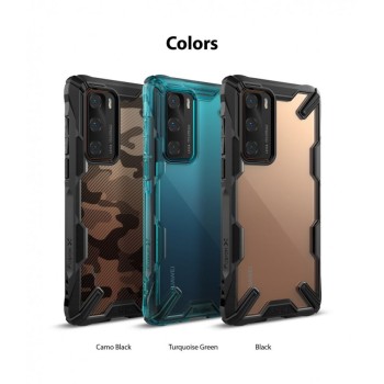 Удароустойчив хибриден кейс Ringke Fusion X за Huawei P40, Camo Black