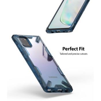 Удароустойчив хибриден кейс Ringke Fusion X за Samsung Galaxy Note 10 Lite, Space Blue
