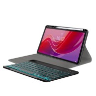 Калъф-Techsuit - CozyTab Case (with Pencil Holder/RGB Wireless Magnetic Keyboard) - Lenovo Tab M11 - Black