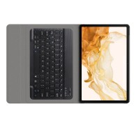 Калъф-Techsuit - CozyTab Case (with RGB Wireless Magnetic Keyboard) - Samsung Galaxy Tab S8 Plus - Black