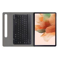 Калъф-Techsuit - CozyTab Case (with RGB Wireless Magnetic Keyboard) - Samsung Galaxy Tab S7 FE - Black