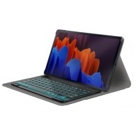 Калъф-Techsuit - CozyTab Case (with RGB Wireless Magnetic Keyboard) - Samsung Galaxy Tab S7 Plus 12.4 T970/T976 - Black