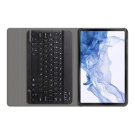 Калъф-Techsuit - CozyTab Case (with RGB Wireless Magnetic Keyboard) - Samsung Galaxy Tab S8 - Black