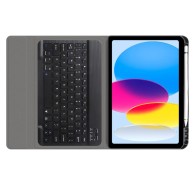 Калъф-Techsuit - CozyTab Case (with Pencil Holder/RGB Wireless Magnetic Keyboard) - iPad 10 (2022) 10.9 - Black