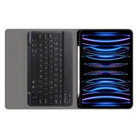 Калъф-Techsuit - CozyTab Case (with Pencil Holder/RGB Keyboard) - iPad Pro 11 (2018/2020/2021/2022) - Black