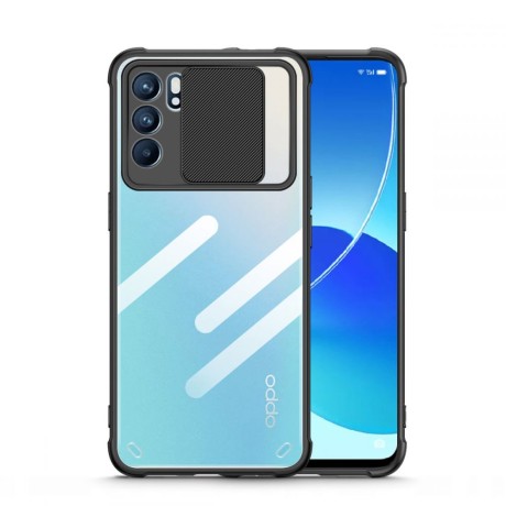 Калъф TECH-PROTECT CAMSHIELD за OPPO RENO 6 5G, Черен