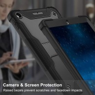 Калъф-Techsuit - Rugged TabShell + Screen Protector - iPad 9.7 (2017 / 2018) - Black