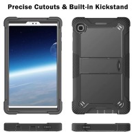 Калъф-Techsuit - Rugged TabShell + Screen Protector - Samsung Galaxy Tab A7 10.4 (2020 / 2022) - Black