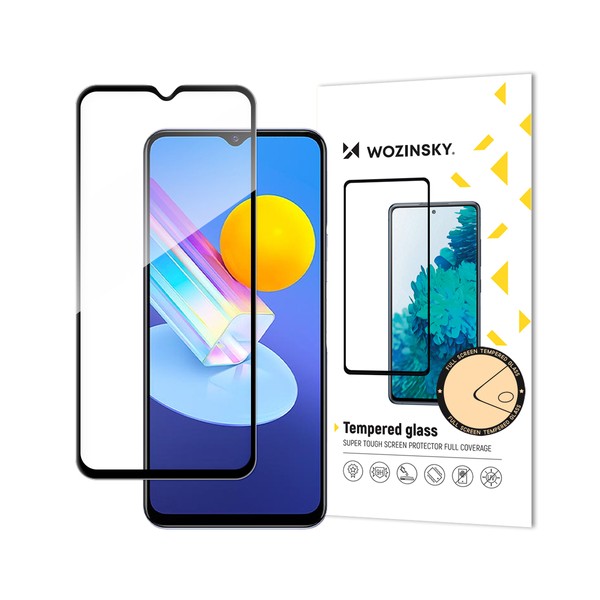 Стъклен Протектор Wozinsky Tempered Glass Full Glue Case Friendly за Vivo Y72 5G, Black