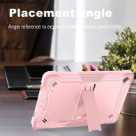 Калъф-Techsuit - Rugged TabShell + Screen Protector - Samsung Galaxy Tab S9 FE Plus - Rose Gold