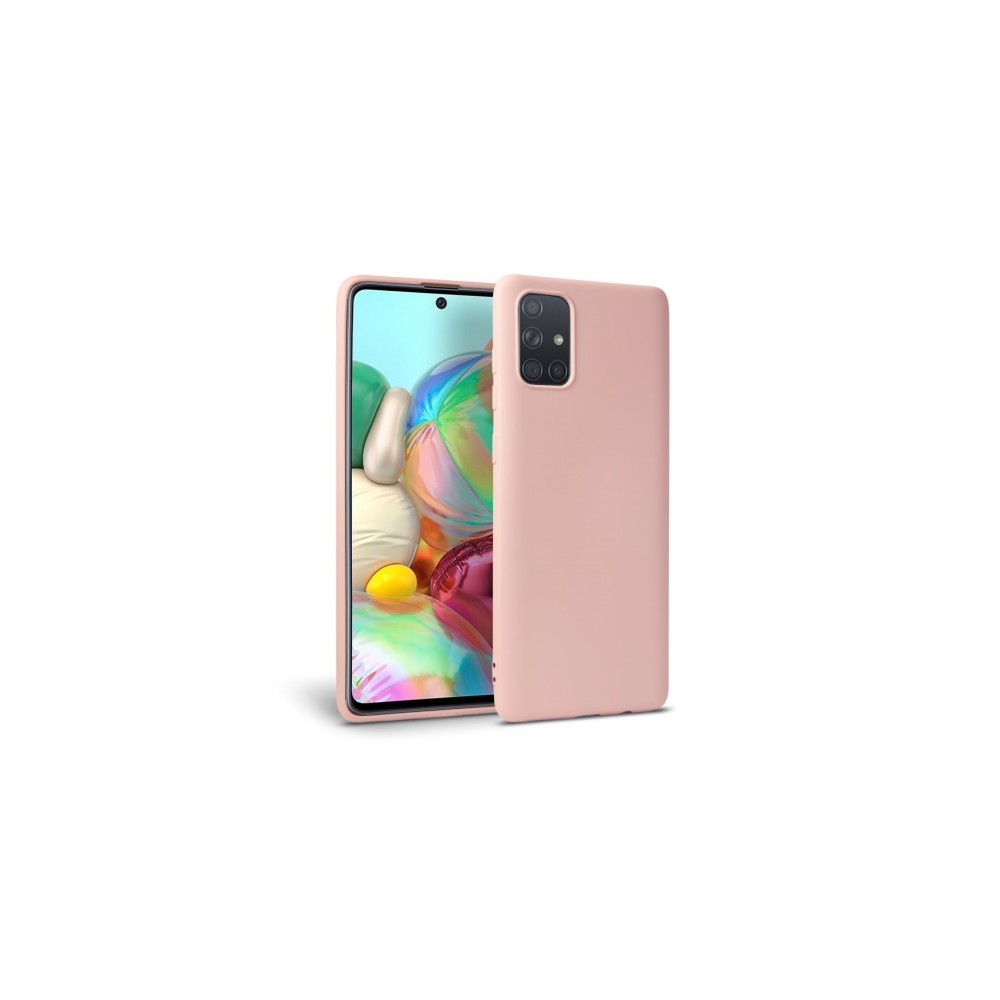 Силиконов кейс Tech-Protect TPU Icon за Samsung Galaxy A41, Розов