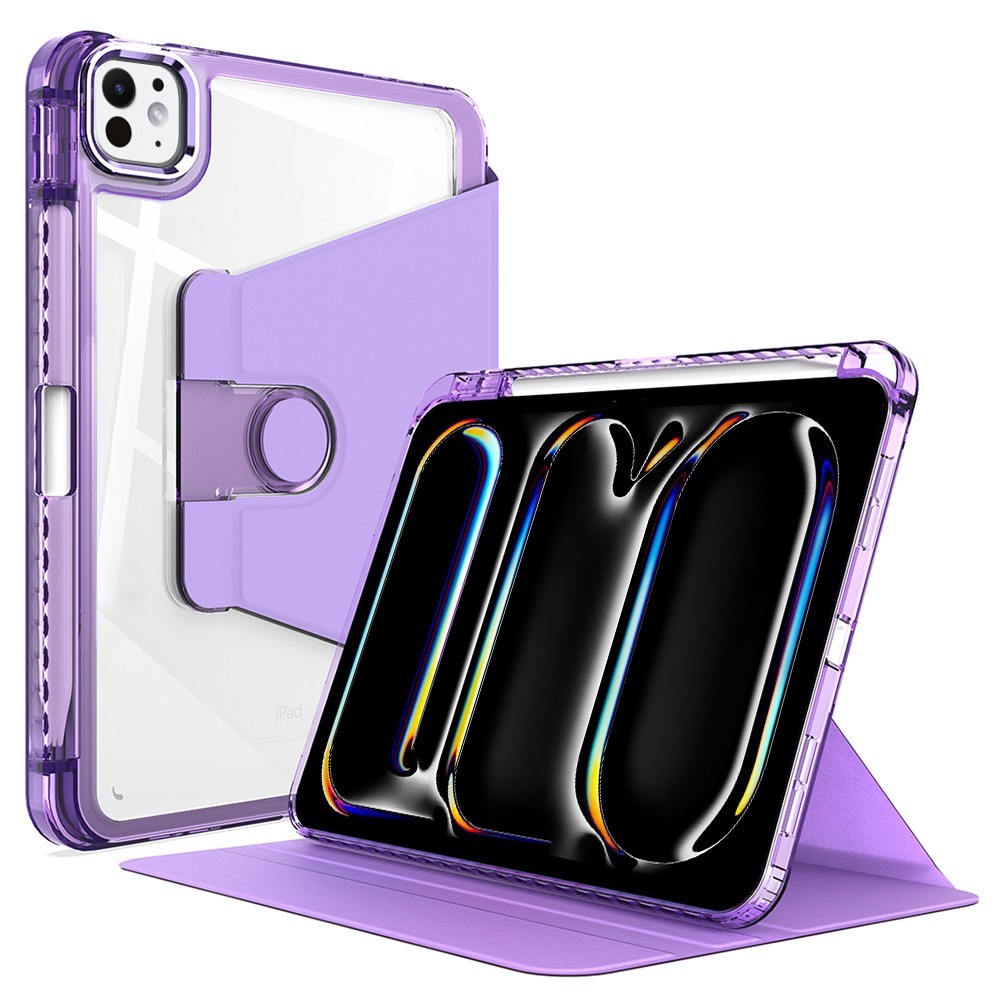 Калъф-Techsuit - Crystal Vision - iPad Pro 11 (2024) - Purple