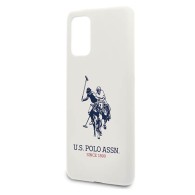 U.S. Polo Assn. Silicone Case силиконов кейс за Samsung Galaxy S20+ Plus, Бял