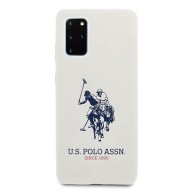U.S. Polo Assn. Silicone Case силиконов кейс за Samsung Galaxy S20+ Plus, Бял