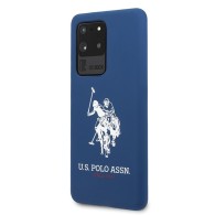 U.S. Polo Assn. Silicone Case силиконов кейс за Samsung Galaxy S20 Ultra, Син