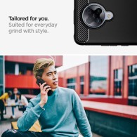 Spigen Rugged Armor удароустойчив силиконов (TPU) калъф за Xiaomi Poco F2 Pro, Matte Black