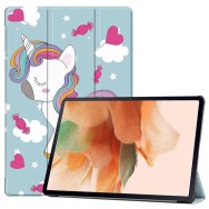 Калъф-Techsuit - FoldPro - Samsung Galaxy Tab S7 Plus / S8 Plus / S7 FE - Unicorn