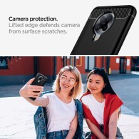Spigen Rugged Armor удароустойчив силиконов (TPU) калъф за Xiaomi Poco F2 Pro, Matte Black