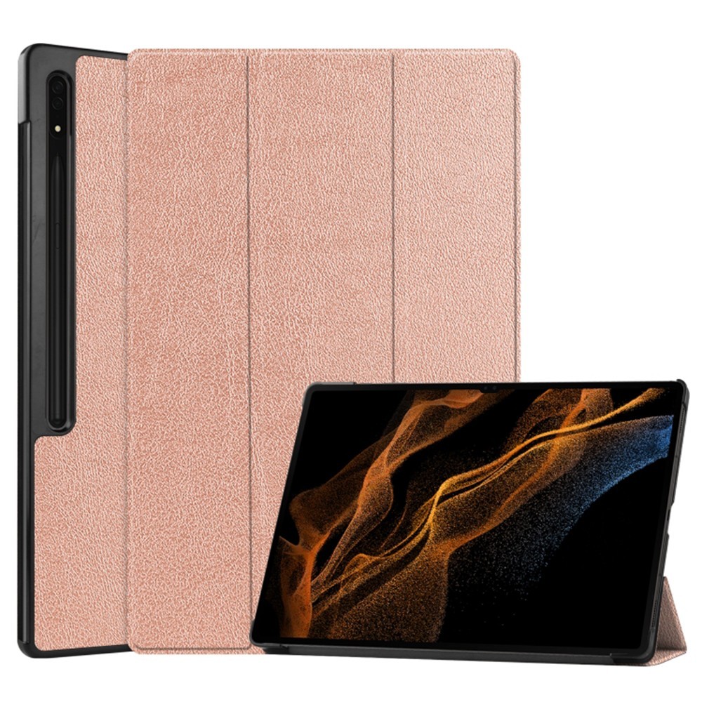 Калъф-Techsuit - FoldPro - Samsung Galaxy Tab S8 Ultra / S9 Ultra - Rose Gold