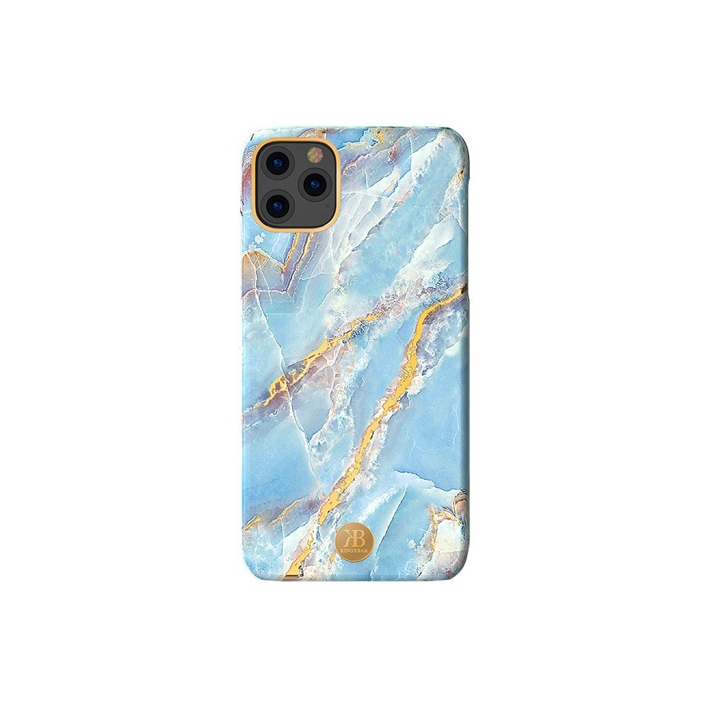 Калъф Kingxbar Marble Series за iPhone 11 Pro Max, Blue