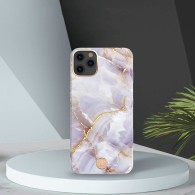 Калъф Kingxbar Marble Series за iPhone 11, White-Blue