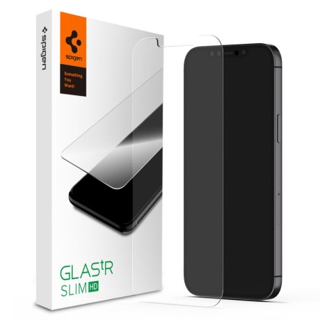 Стъклен протектор SPIGEN GLAS.TR SLIM за IPHONE 12/12 PRO