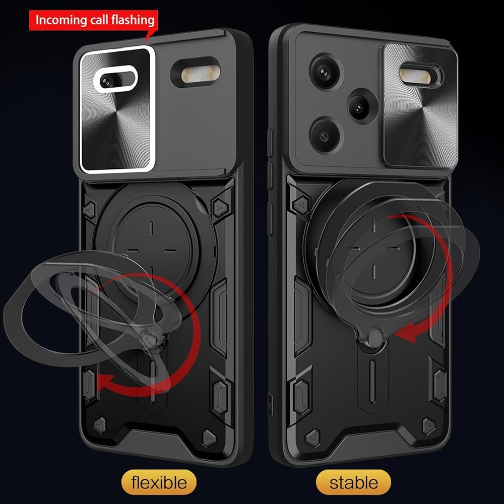 Калъф CamGuard Pro - Xiaomi Redmi Note 13 Pro+ 5G - Rose Gold