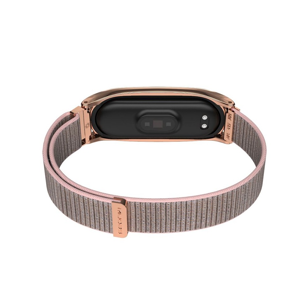 Каишка TECH-PROTECT NYLON за Xiaomi Mi Smart Band 5, Rose Gold
