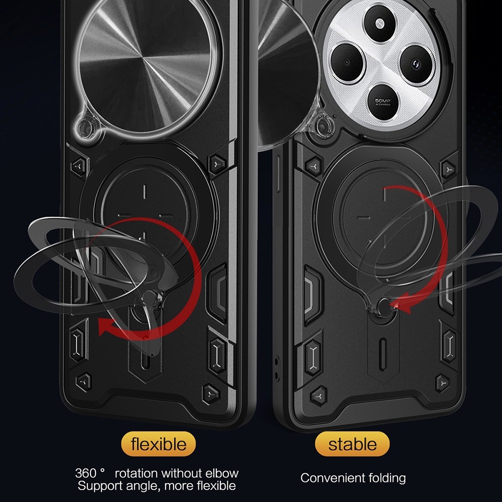 Калъф CamGuard Pro - Xiaomi Redmi 14C / Poco C75 - Rose Gold