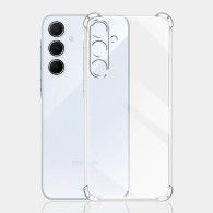 Калъф Shockproof Clear Silicone - Samsung Galaxy M15 - Clear