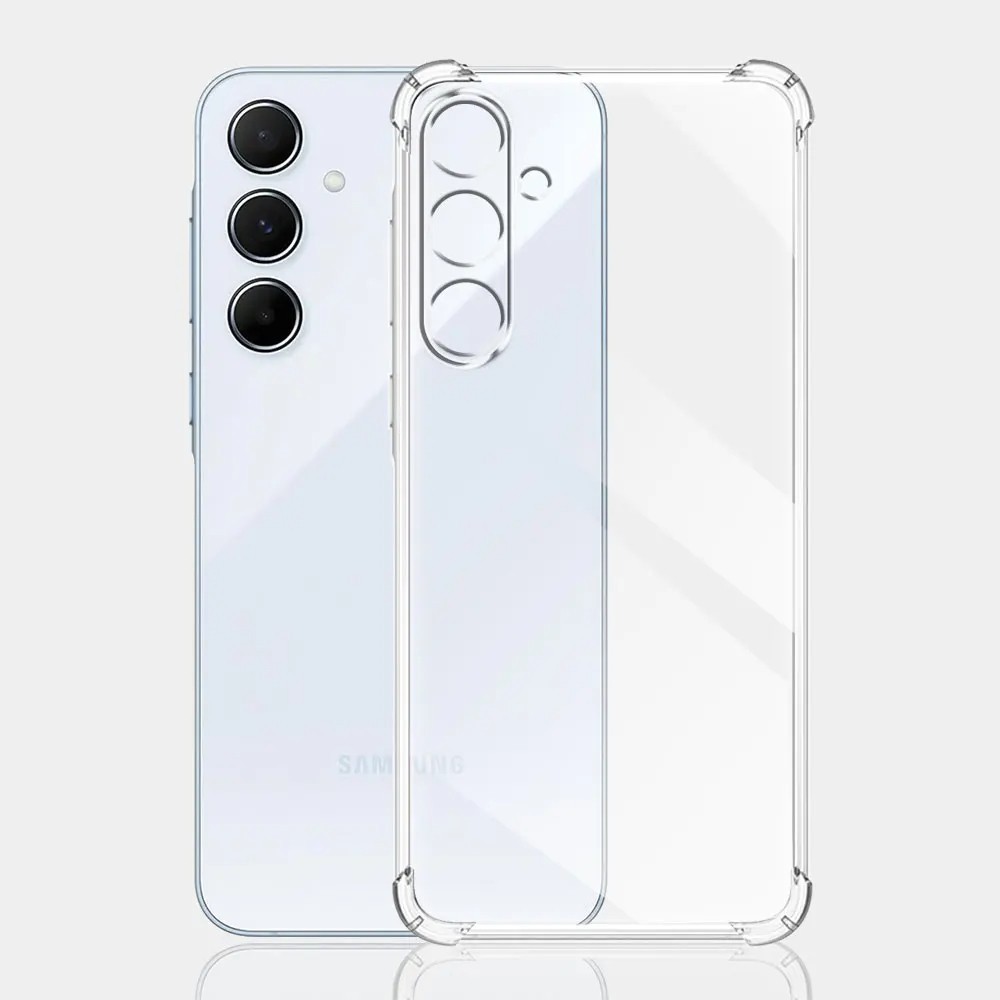 Калъф Shockproof Clear Silicone - Samsung Galaxy M15 - Clear