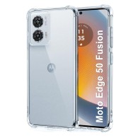 Калъф   Shockproof Clear Silicone - Motorola Edge 50 Fusion - Clear