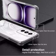 Калъф Shockproof Clear Silicone - Oppo Reno12 - Clear