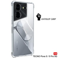 Калъф Shockproof Clear Silicone - Tecno Pova 5 Pro - Clear