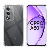 Калъф Shockproof Clear Silicone - Oppo A80 5G - Clear