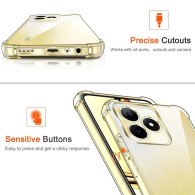 Калъф  Shockproof Clear Silicone - Realme C63 / C61 - Clear