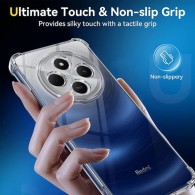 Калъф Shockproof Clear Silicone - Xiaomi Redmi 14C / Poco C75 - Clear